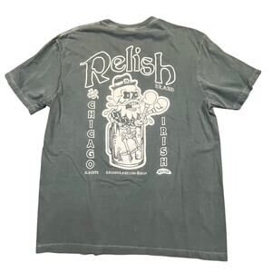 Relish Brand Chicago Irish St Patrick’s Graphic Tee Shamrock Luck Green Men L
